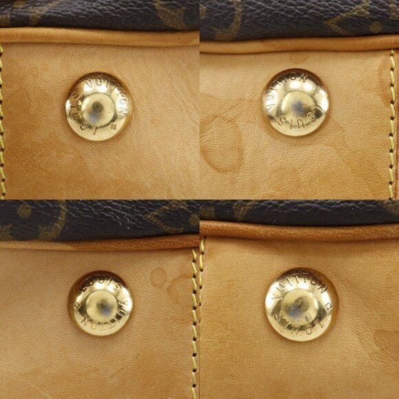 LOUIS VUITTON Brown Monogram Canvas Tote Bag - Picture 9 of 16